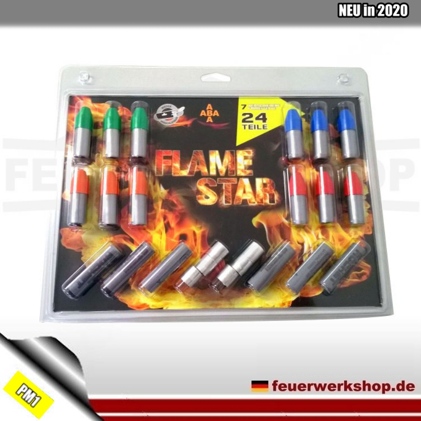 15mm Schreckschuss Pyromunition *Flame Star*