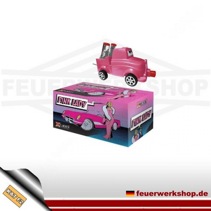 *Pink Lady* Fontänen Feuerwerkauto von Xplode