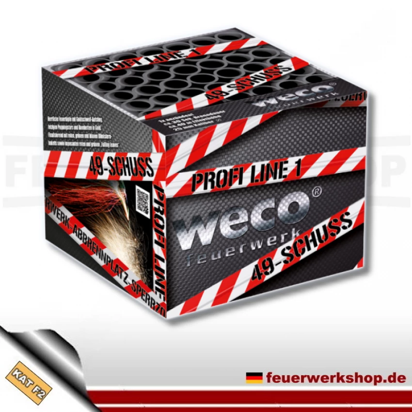 Weco Profi Feuerwerk  Line 1