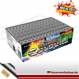 96 Schuss Feuerwerk *Rainbow Colours* von Nico