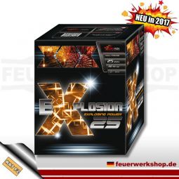 *eXplosion 25 Gold* Feuerwerksbatterie von Piromax