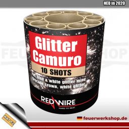 10 Schuss XXL Feuerwerkbatterie *Glitter Camuro* von Lesli